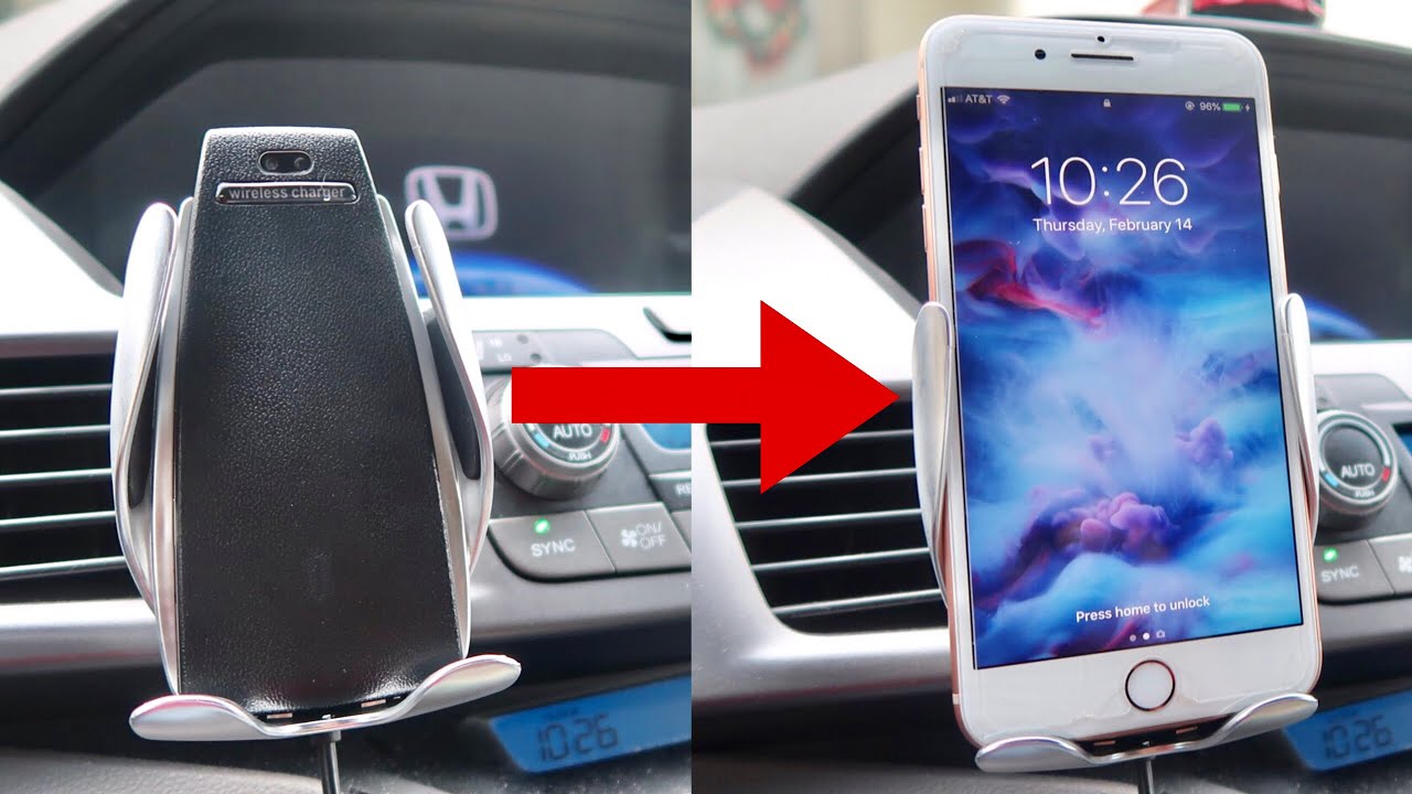 Wireless Charger Mount for Smartphones