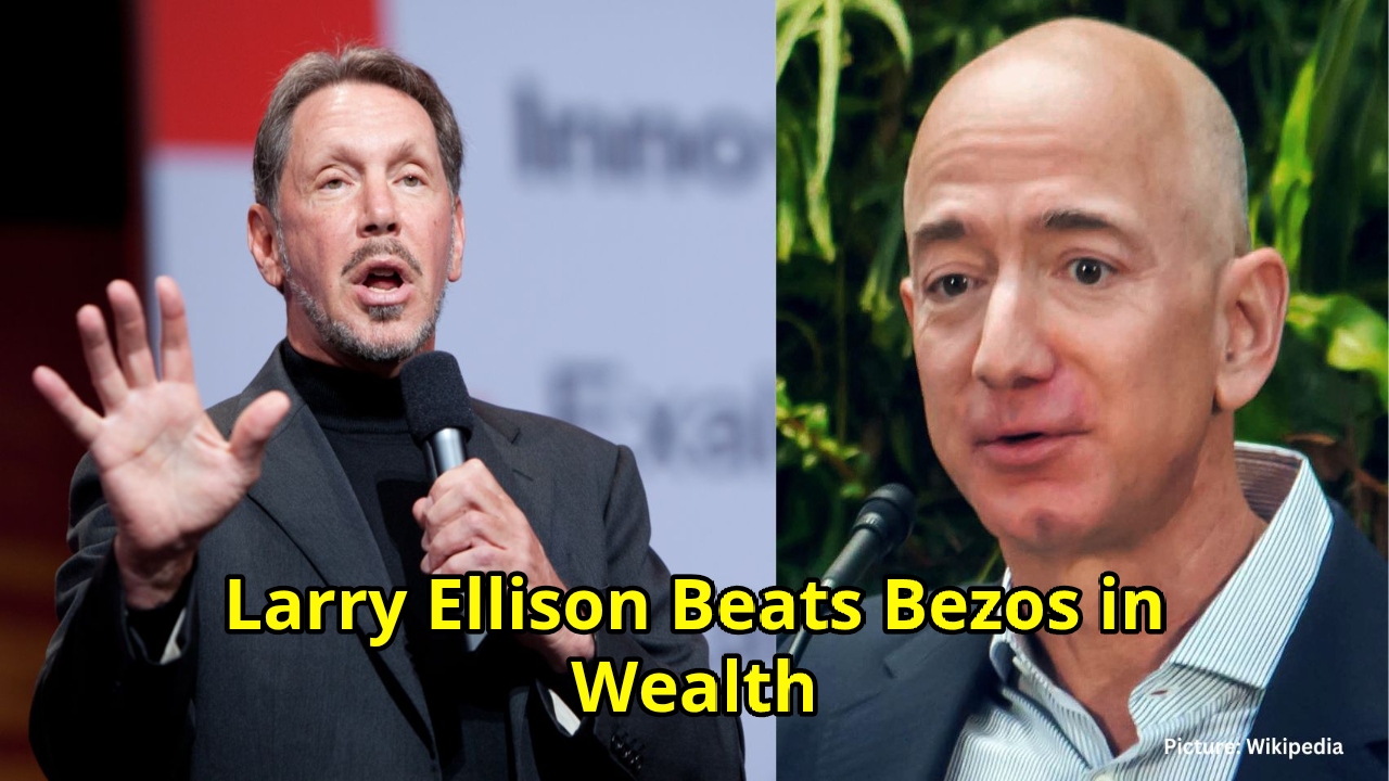 Larry Ellison Overtakes Bezos: Adds...
