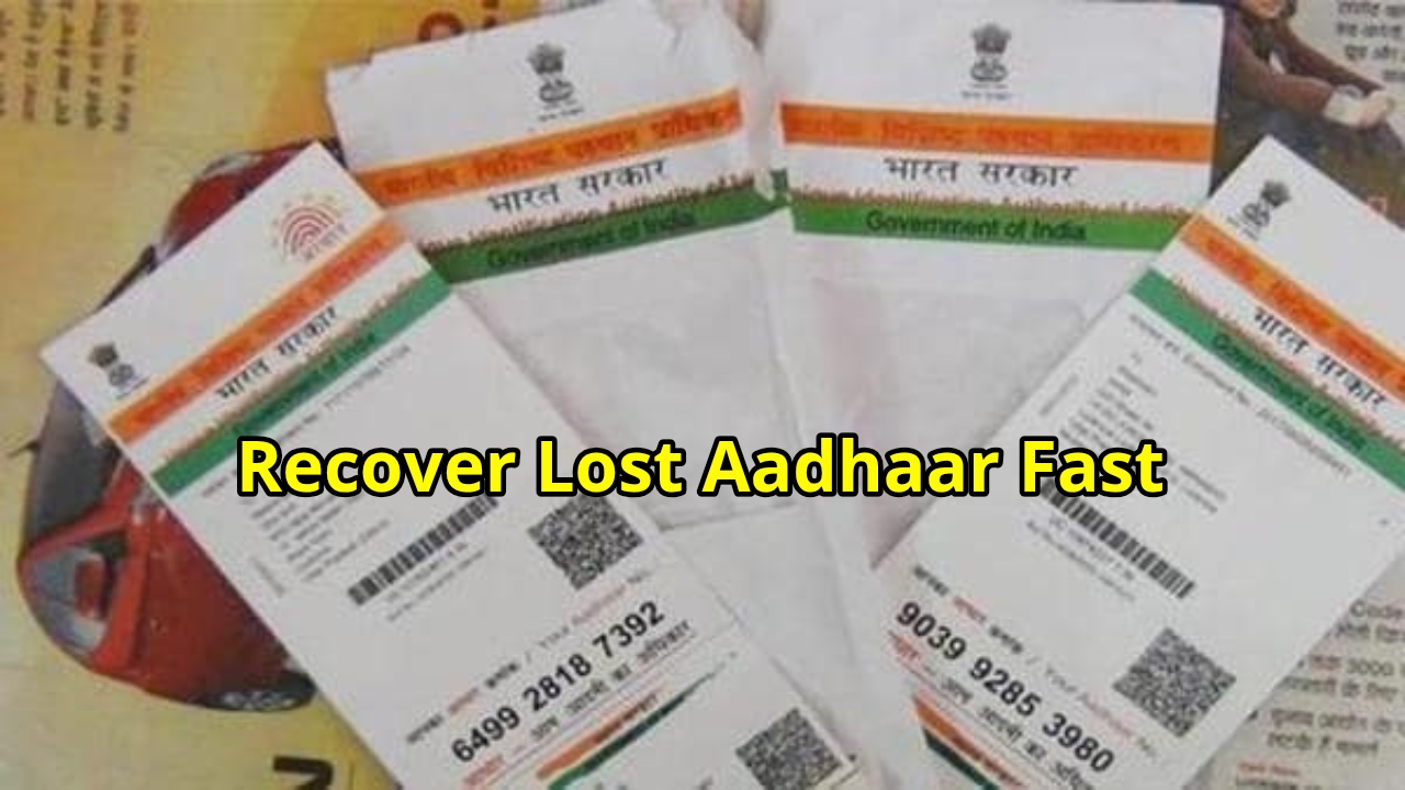 Lost Your Aadhaar Number?
