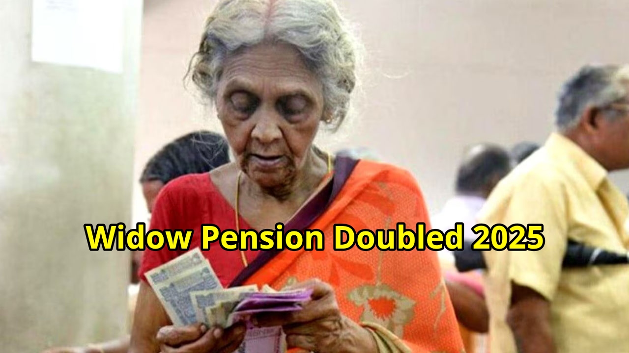 Widow Pension Increased to