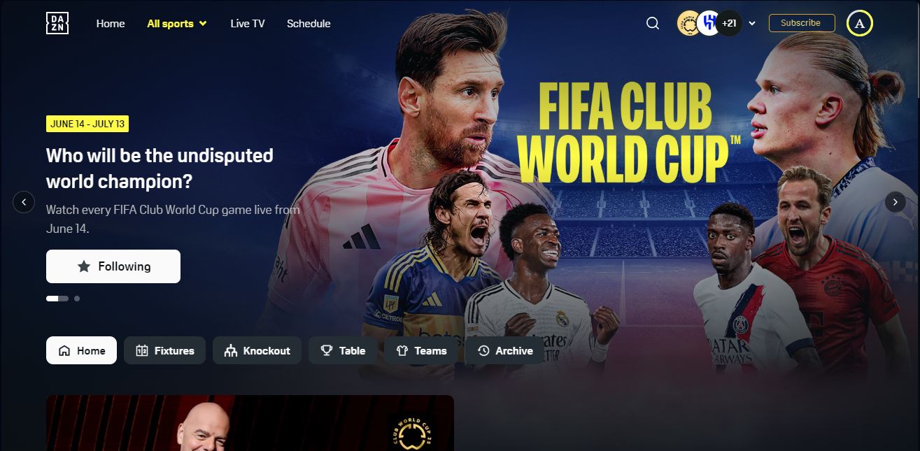 How to register on DAZN and watch the FIFA Club World Cup for free: Step-by-Step guide