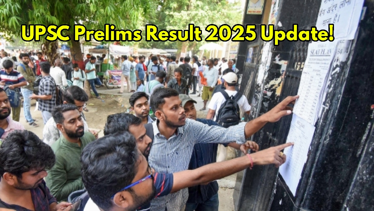 UPSC CSE Prelims 2025 Results...