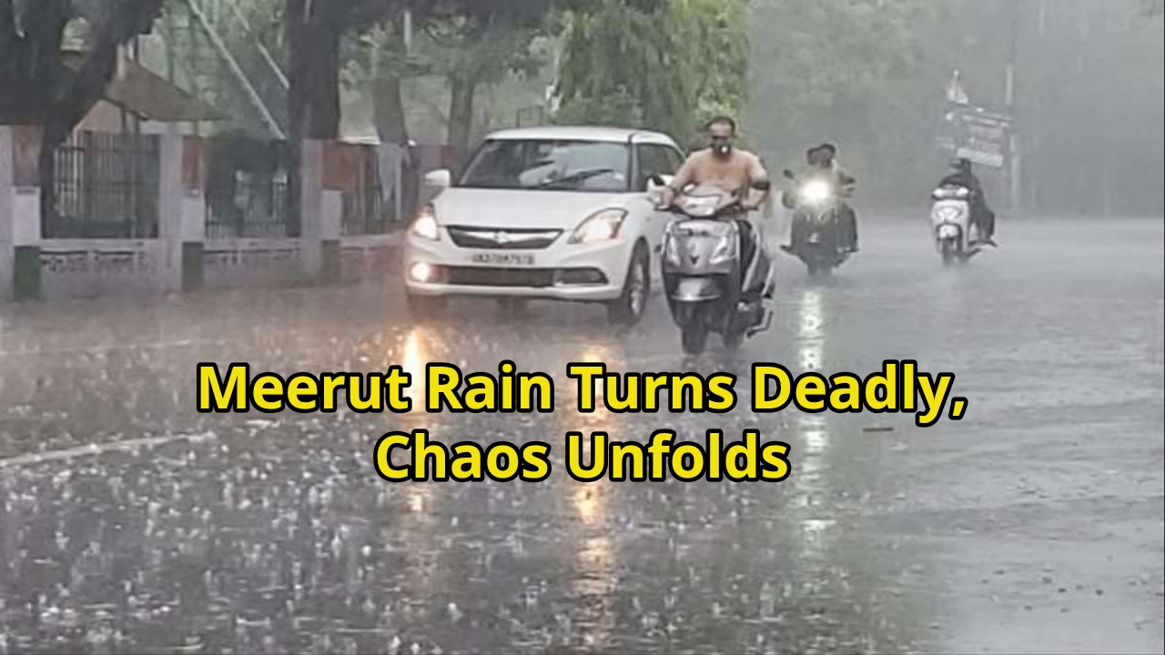 Meerut Rain Turns Deadly, Chaos Unfolds
