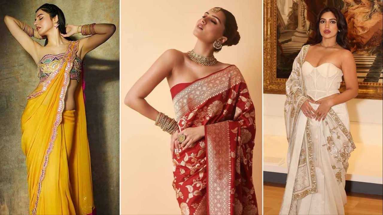 modern saree styling hack