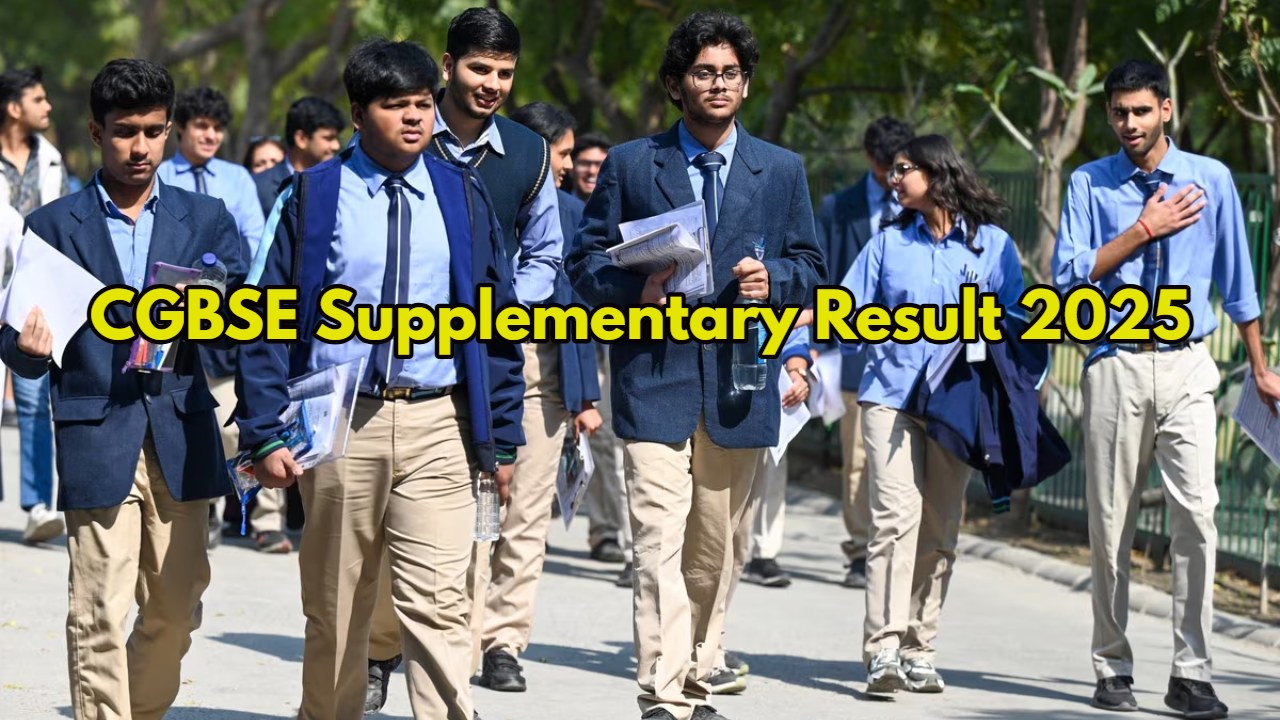 CGBSE Supplementary Result 2025