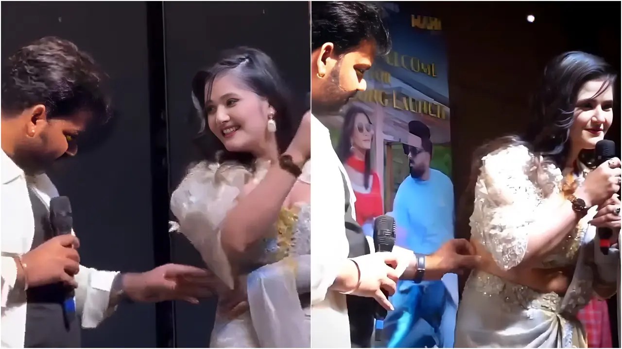 Pawan Singh viral video: Bhojpuri star behavior on stage becomes a controversy, questions raised on social media