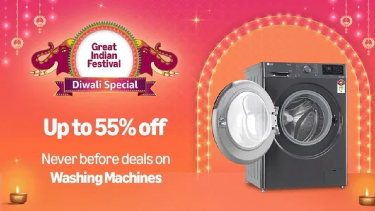Diwali 2025: Top Washing Machines on Amazon Sale – Up to 50% Off & Smart Features